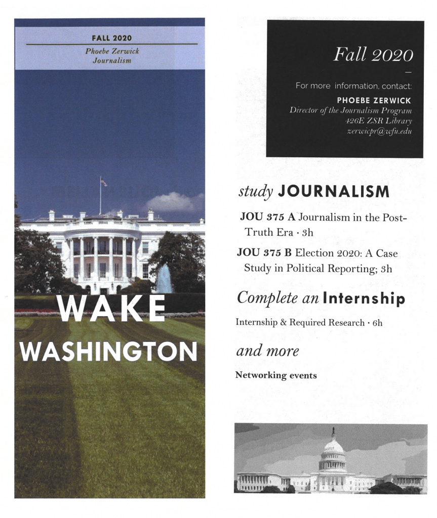 Wake Washington 2020 flier